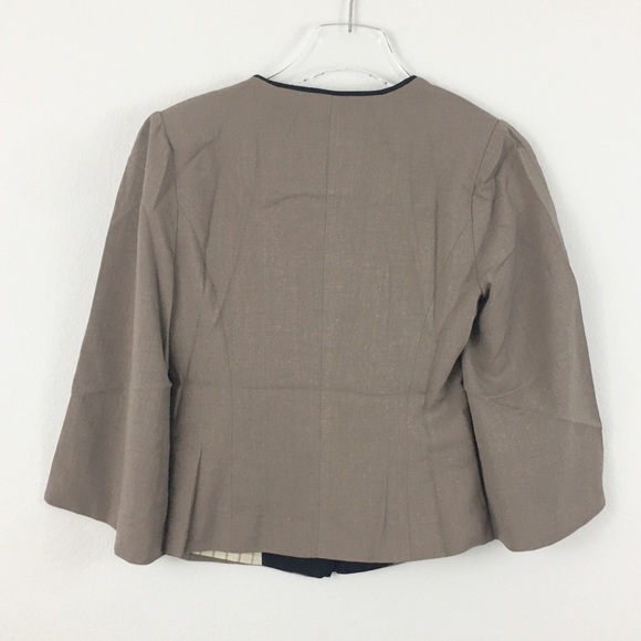 NWT Line & Dot Tan Black Cape Blazer size Small - Picture 2 of 4